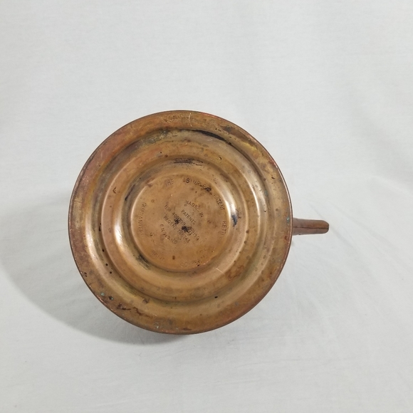 Vintage Solid Copper Tea Kettle Made in England - Picture 13 of 16